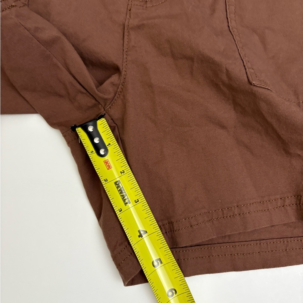 Prana Tess Shorts 5” Brown New with Tags Size 10 - Picture 9 of 9